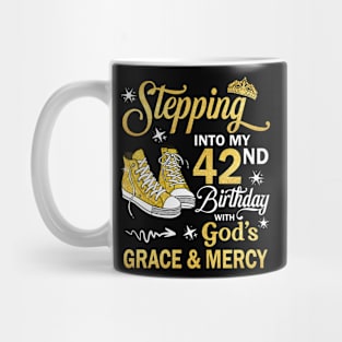 Stepping Into My 42nd Birthday With God's Grace & Mercy Bday Mug